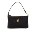 Versace Small Flat Black Medusa Coin Nylon Fabric Pouch - Velora Luxury Fashion