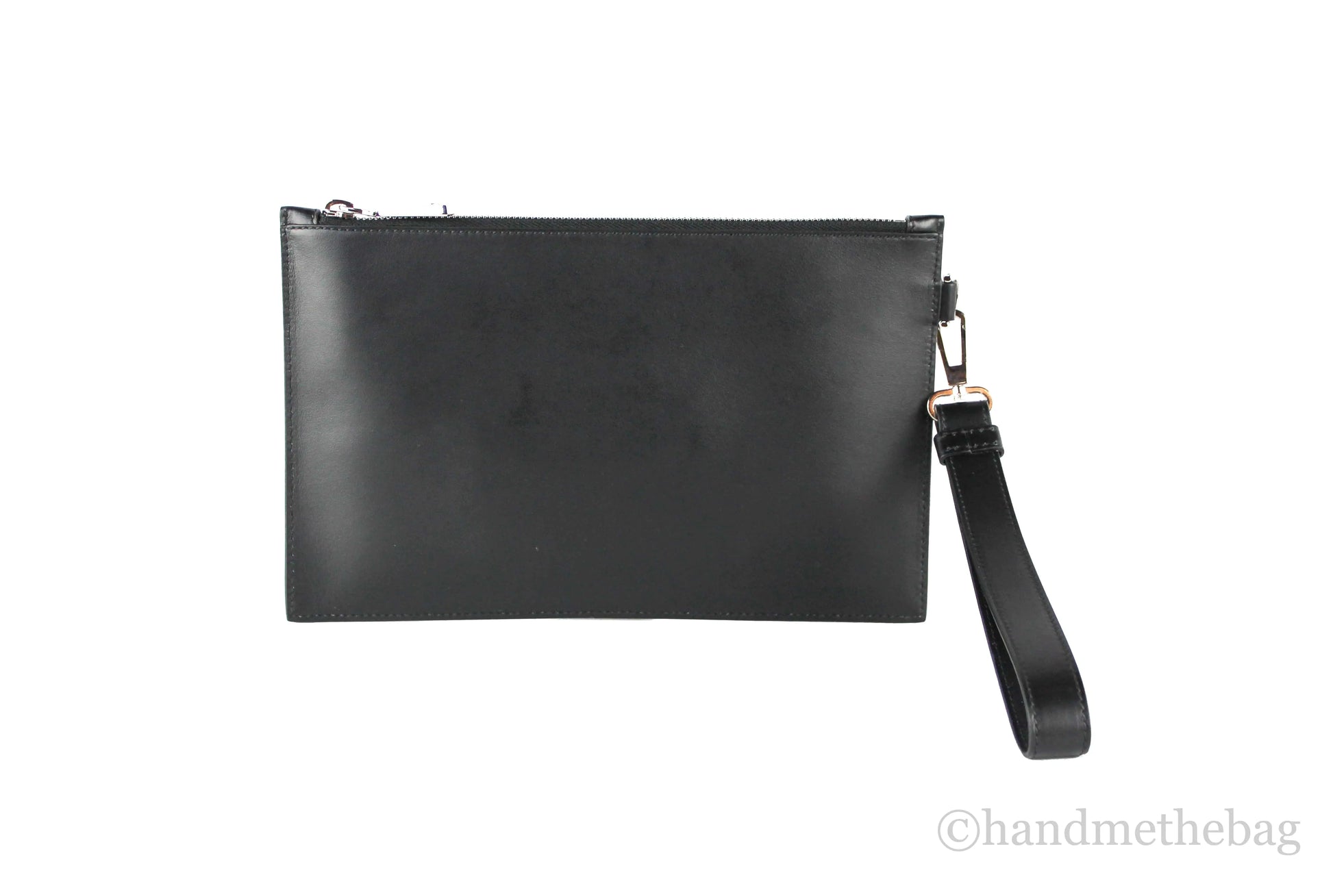 Versace Small Leather Embroidered Heart Patch Clutch - Velora Luxury Fashion