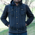 Versatile Denim Vest with Hoodie - Velora Luxury Fashion