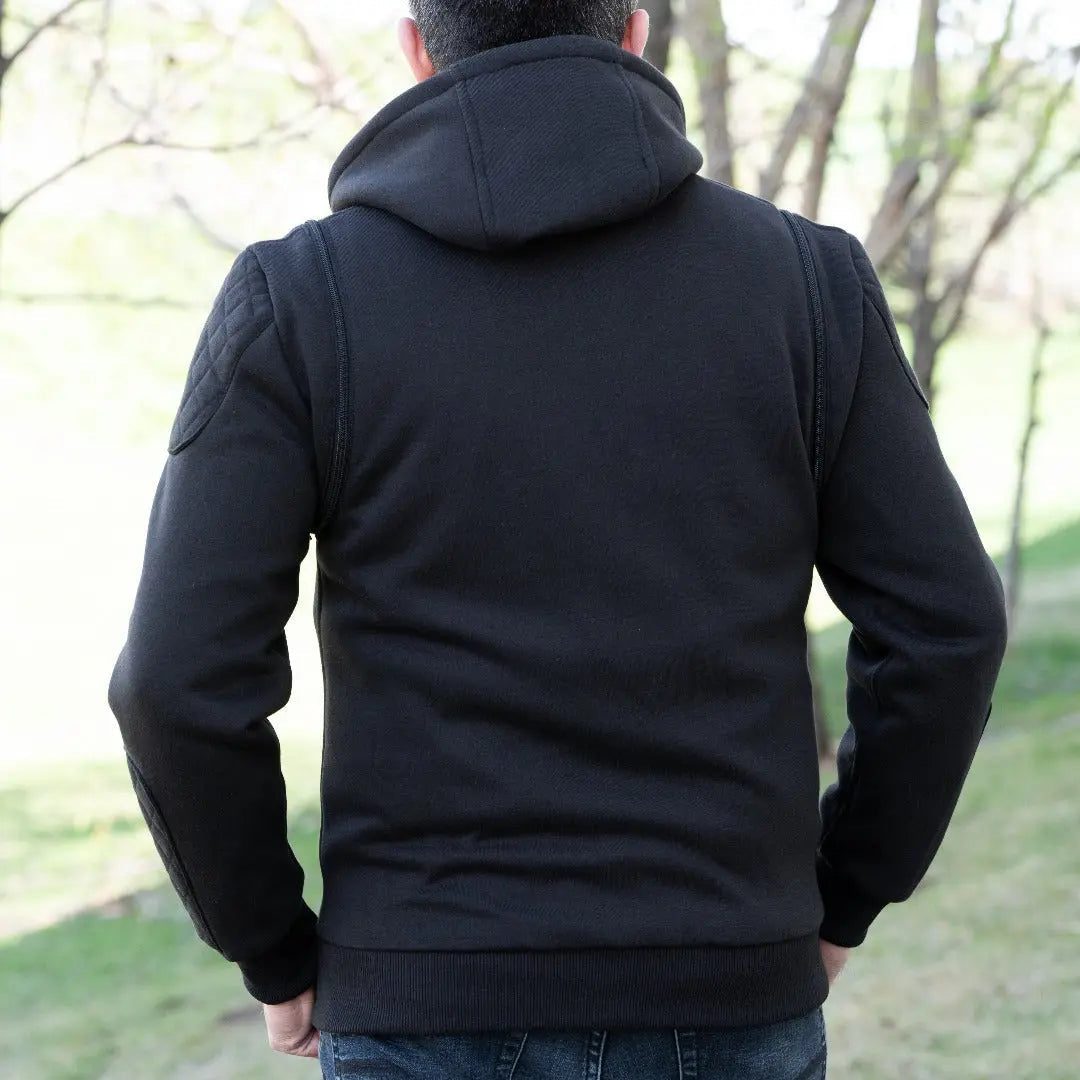Versatile Denim Vest with Hoodie - Velora Luxury Fashion