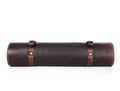 Vicenza Leather Knife Roll - Walnut Brown ( KR-53 ) - Velora Luxury Fashion