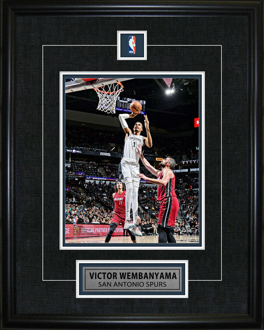 Victor Wembanyama Framed Pin & Plate Spurs - Velora Luxury Fashion