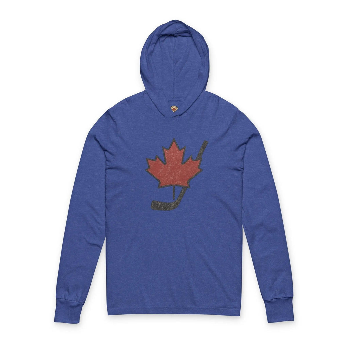 Vintage Maple Leaf Hockey Stick Hoodie - Canadian Hockey Pride - Maple Stick Hockey Co. - True Fan - Velora Luxury Fashion