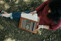 Vintage bohemian Leather Mac Book Sleeve - Caramel Brown - Velora Luxury Fashion