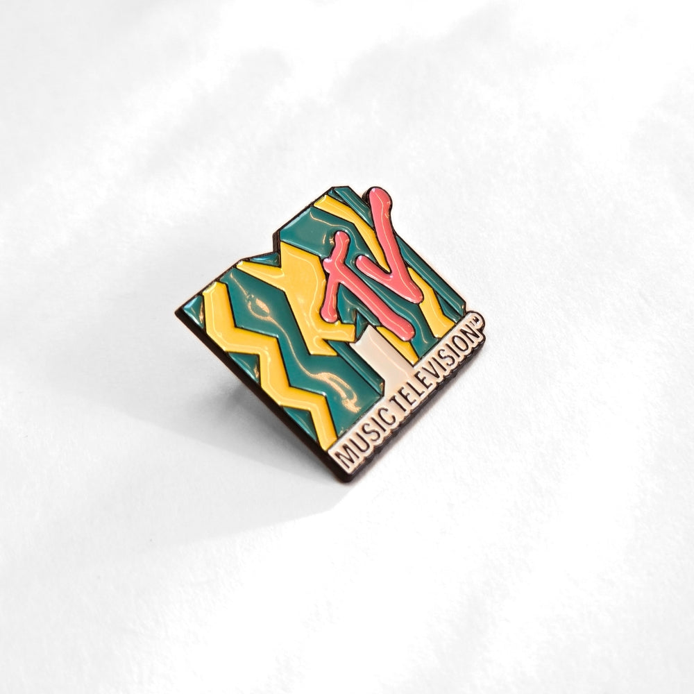 Vintage 80s MTV Logo | Collectible Pin - Velora