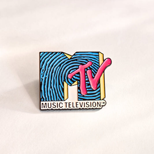 Vintage 90s MTV Logo | Collectible Pin - Velora
