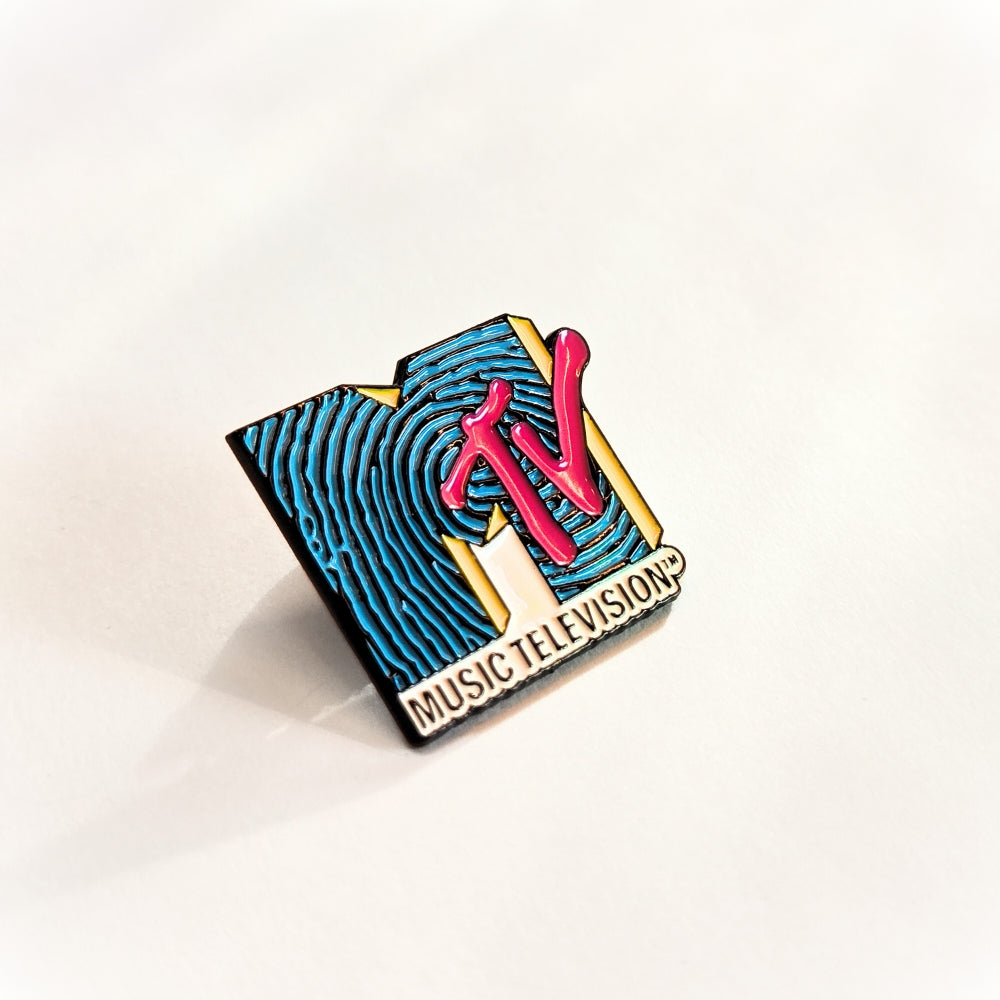 Vintage 90s MTV Logo | Collectible Pin - Velora