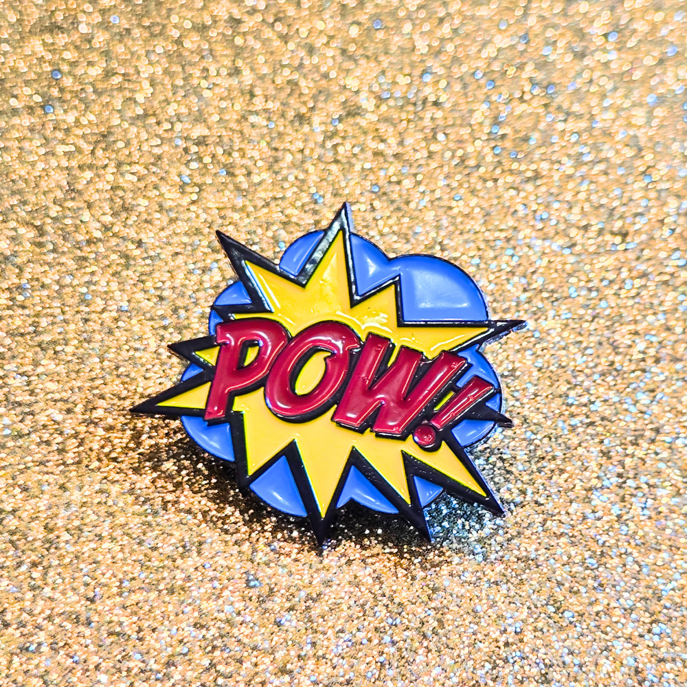 Vintage Comic Book POW! | Collectible Pin - Velora