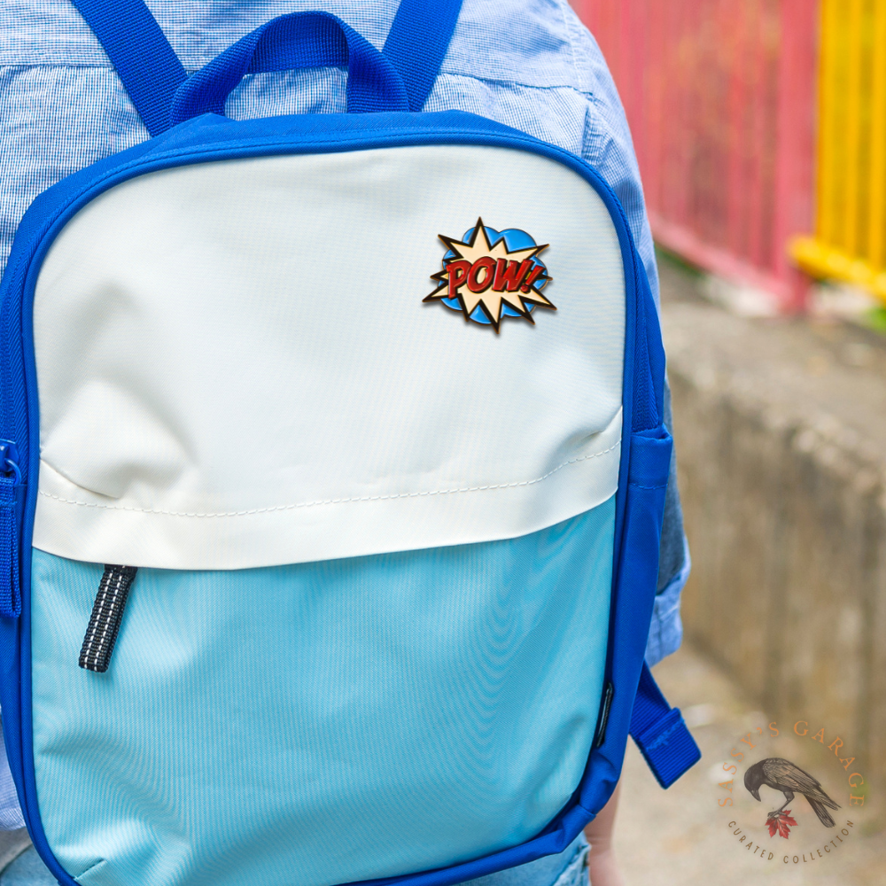 Vintage Comic Book POW! | Collectible Pin - Velora