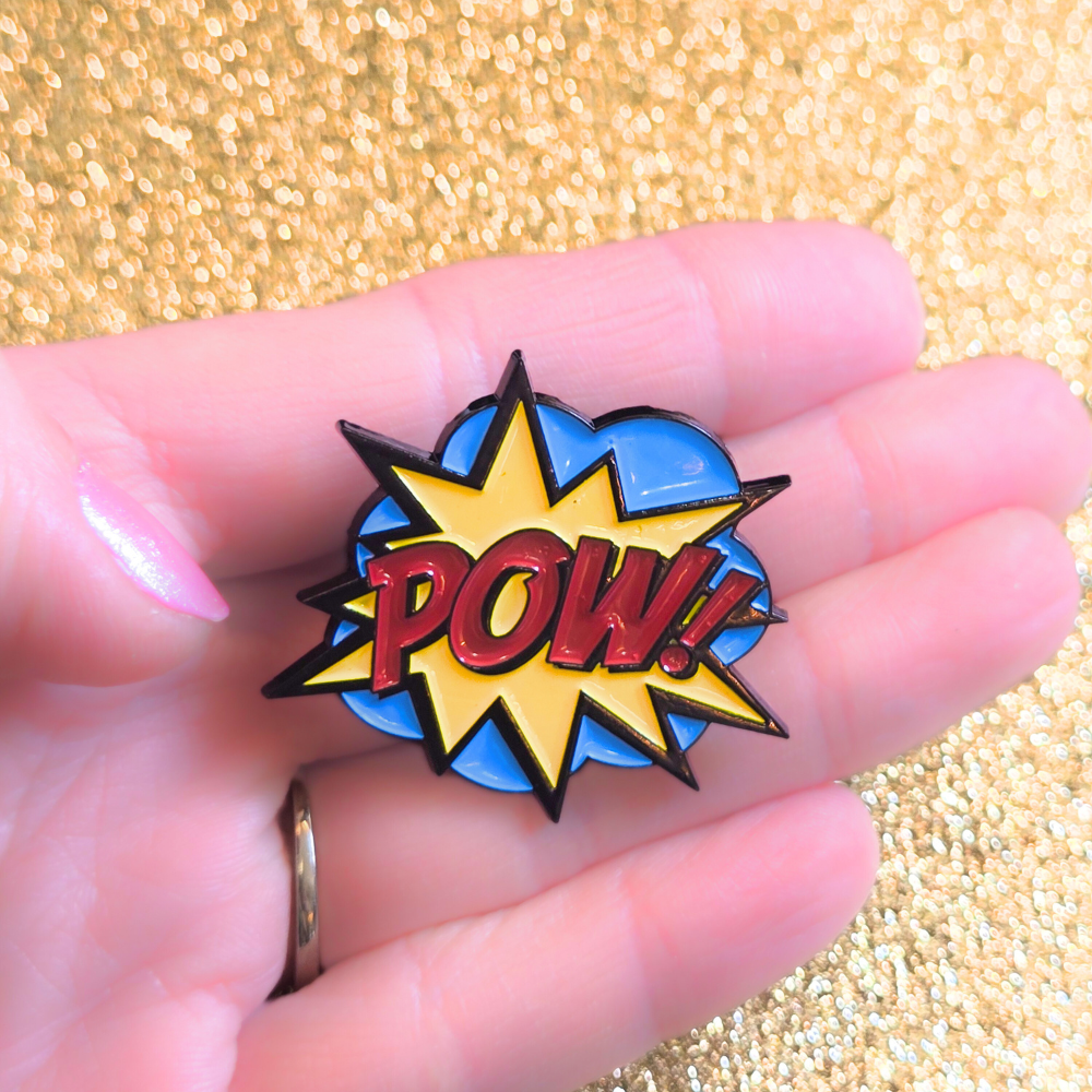 Vintage Comic Book POW! | Collectible Pin - Velora