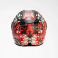 Voss 580 Conquest Matte Red Dragon Helmet - Velora Luxury Fashion