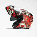 Voss 580 Conquest Matte Red Dragon Helmet - Velora Luxury Fashion