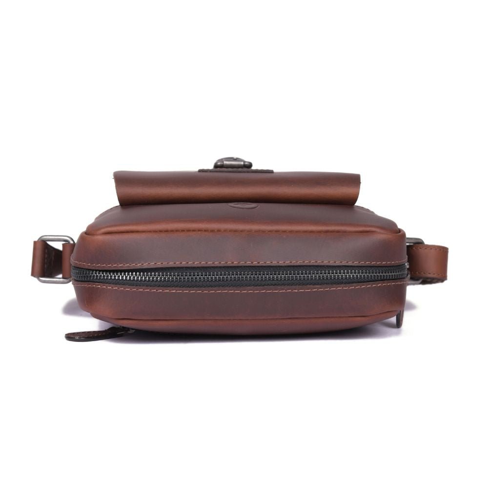 Voyager Leather Messenger Bag - Velora Luxury Fashion