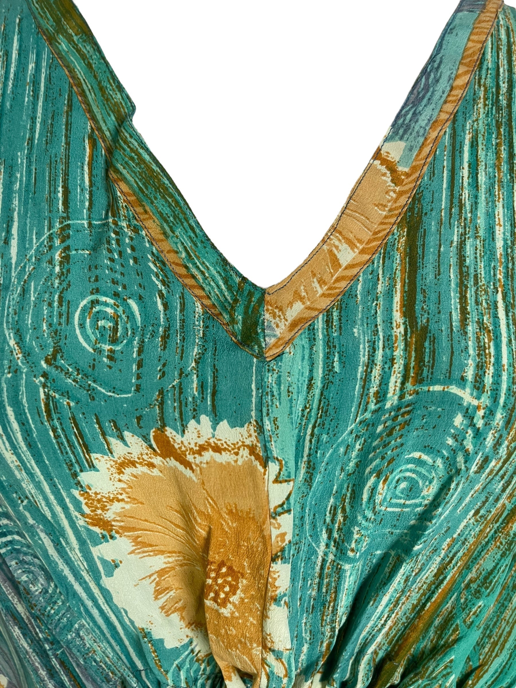 PRC6774 Avatar Pure Silk Maxi Kaftan - Velora