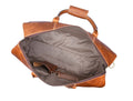 Walton Leather Travel Bag -  Caramel Brown - Velora Luxury Fashion