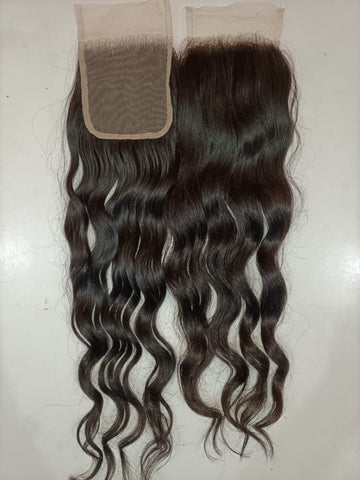 Wavy hair closure - Velora Luxury Fashion