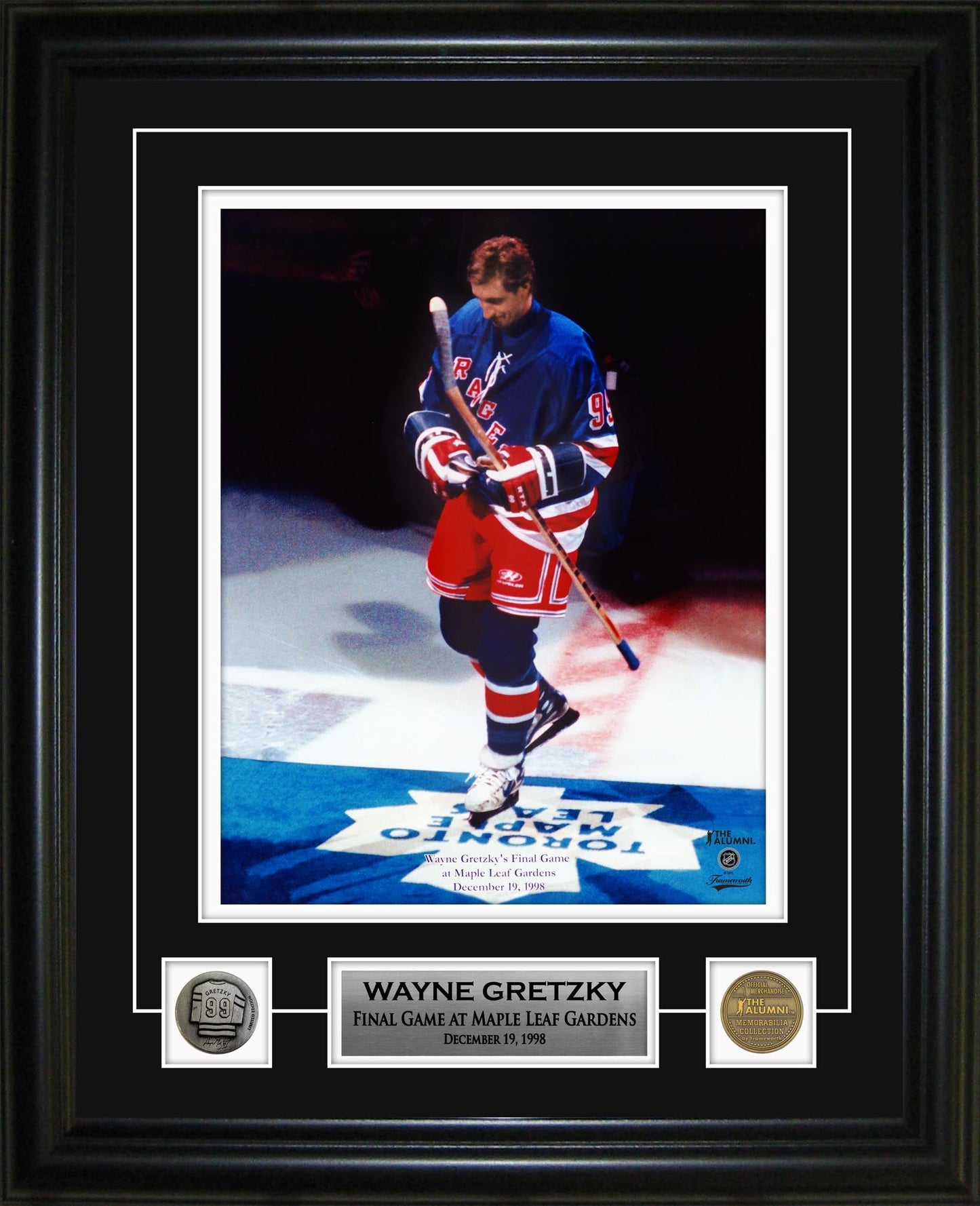 Wayne Gretzky Unsigned 8x10 Framed Final Game at MLG - Velora Luxury Fashion