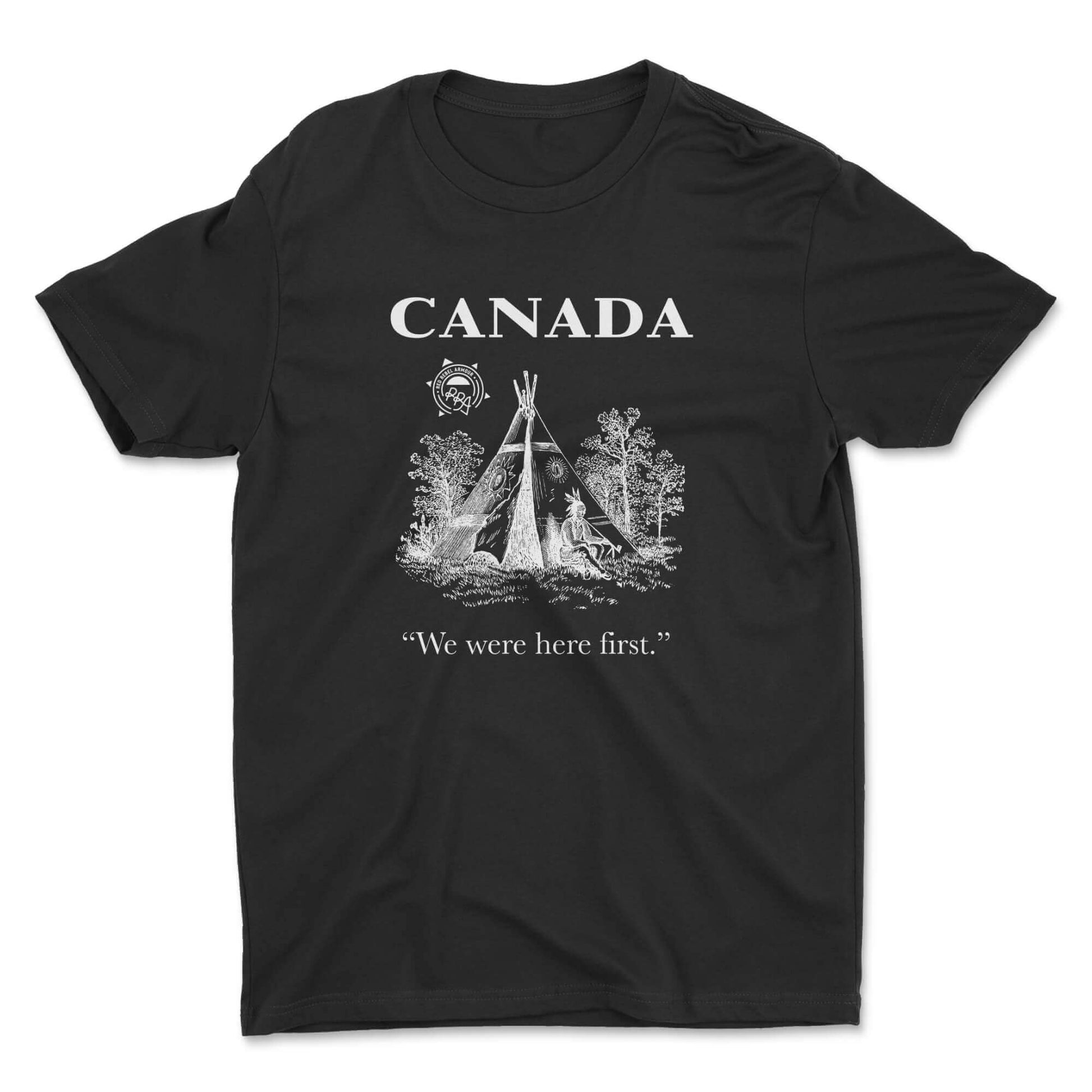 We Were Here First Tee - Velora Luxury Fashion