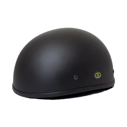 West Coast Leather Beanie Motorcycle Half Helmet - Velora Luxury Fashion