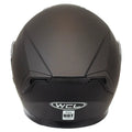 West Coast Leather Full Face Matte Black Helmet - Velora Luxury Fashion