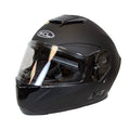 West Coast Leather Full Face Matte Black Helmet - Velora Luxury Fashion