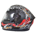 West Coast Leather Monster Skull Biker Helmet - Velora Luxury Fashion
