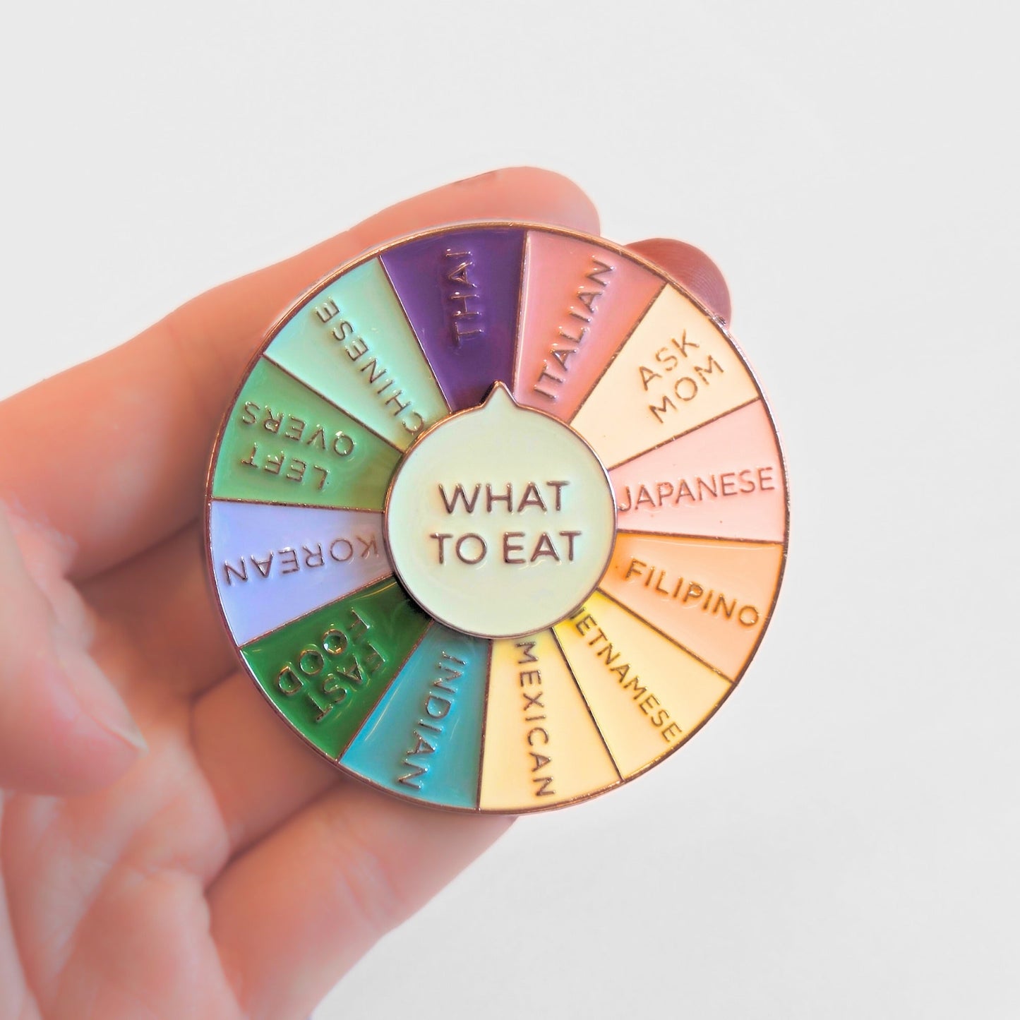 What To Eat (Decision-Making Wheel) | Collectible Pin - Velora