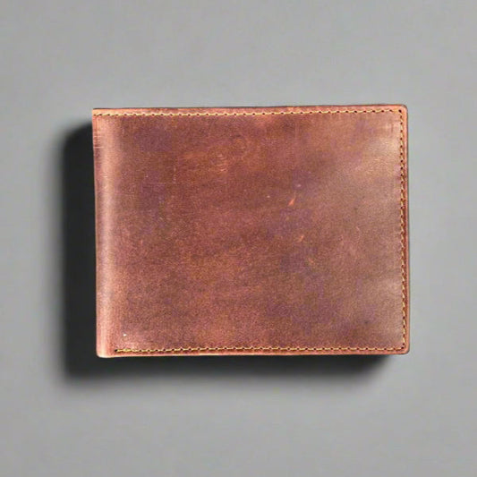 Men’s Slim Bifold Cow Leather Wallet Boutique of Leathers/Open Road