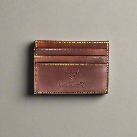 Men’s Cow Leather Card Case with ID Window Boutique of Leathers/Open Road