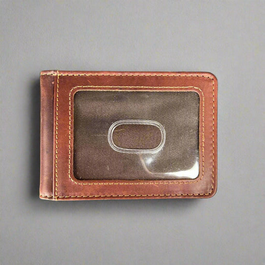 Men’s Cow Leather Money Clip with RFID Protection Boutique of Leathers/Open Road