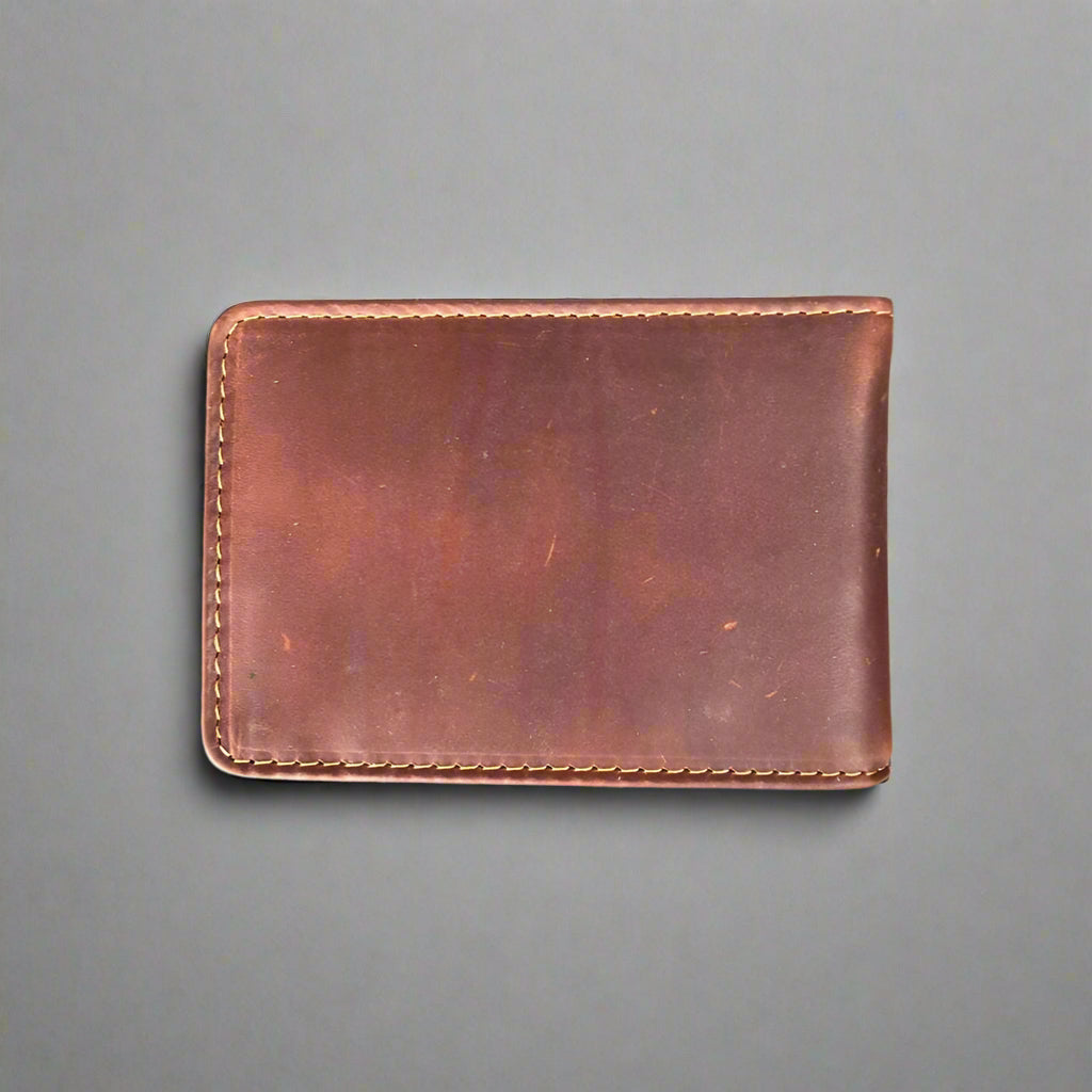 Men’s Cow Leather Money Clip with RFID Protection Boutique of Leathers/Open Road