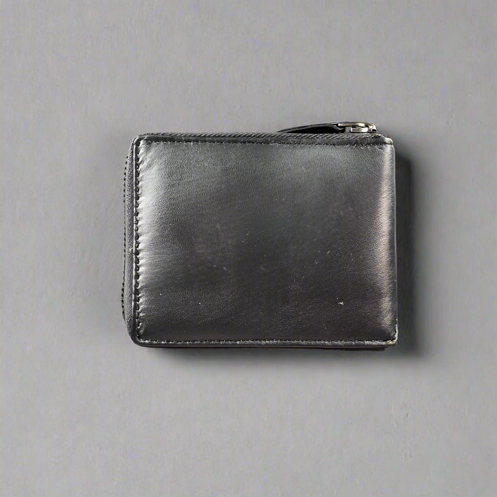Greenwood Men's Leather Wallet. Premium RFID Protection Zip-Around Wallet Boutique of Leathers/Open Road