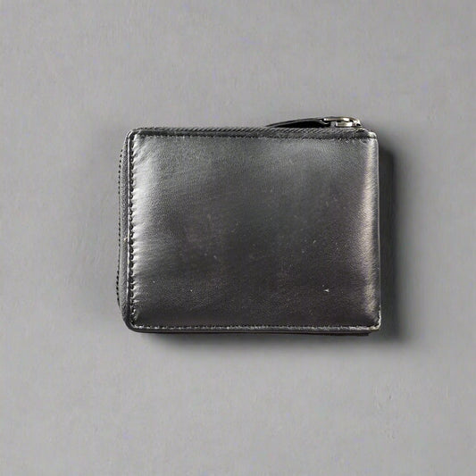 Greenwood Men's Leather Wallet. Premium RFID Protection Zip-Around Wallet Boutique of Leathers/Open Road