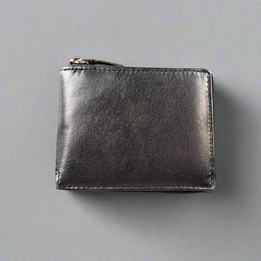 Greenwood Men's Leather Wallet. Premium RFID Protection Zip-Around Wallet Boutique of Leathers/Open Road