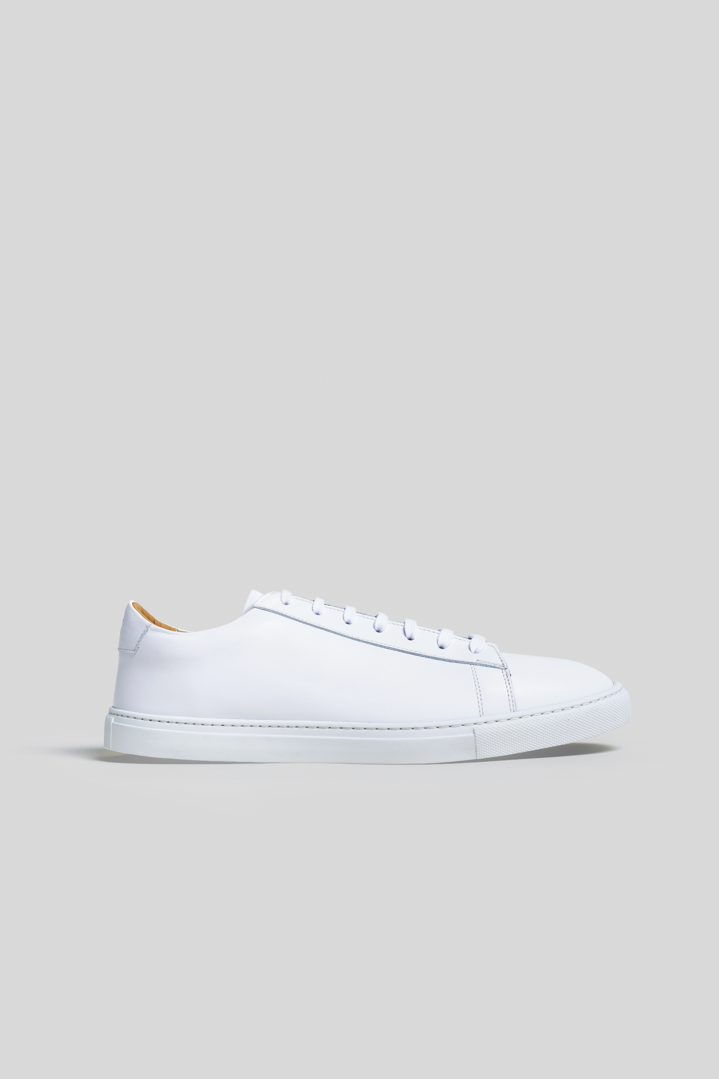 White Calfskin Città Sneaker - Velora Luxury Fashion