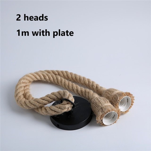 Wicker Rope Pendant Light - Velora Luxury Fashion