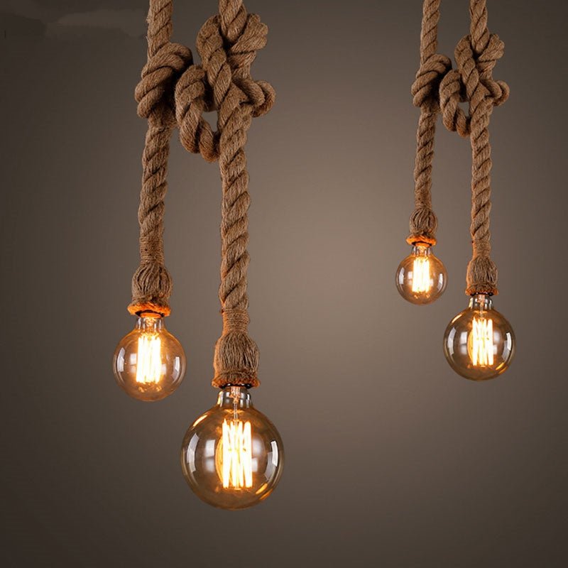 Wicker Rope Pendant Light - Velora Luxury Fashion