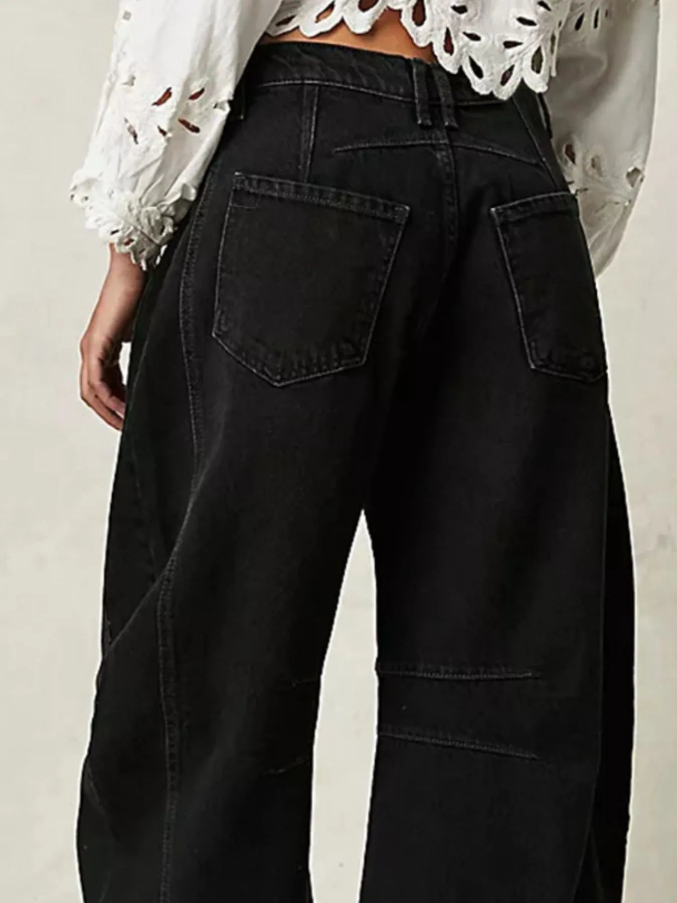 Wide Leg Relaxed Fit Jeans - Velora Luxury Fashion
