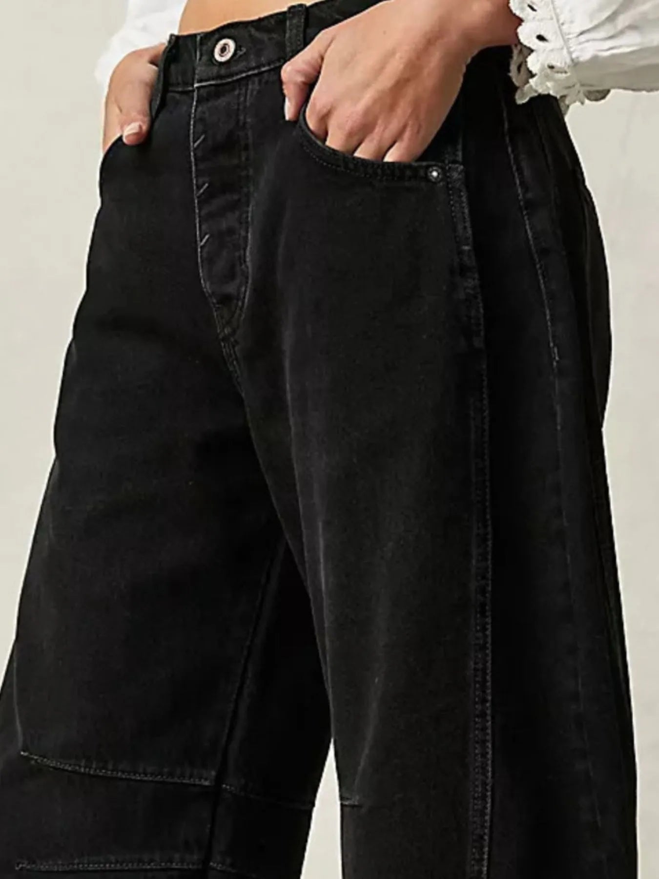 Wide Leg Relaxed Fit Jeans - Velora Luxury Fashion