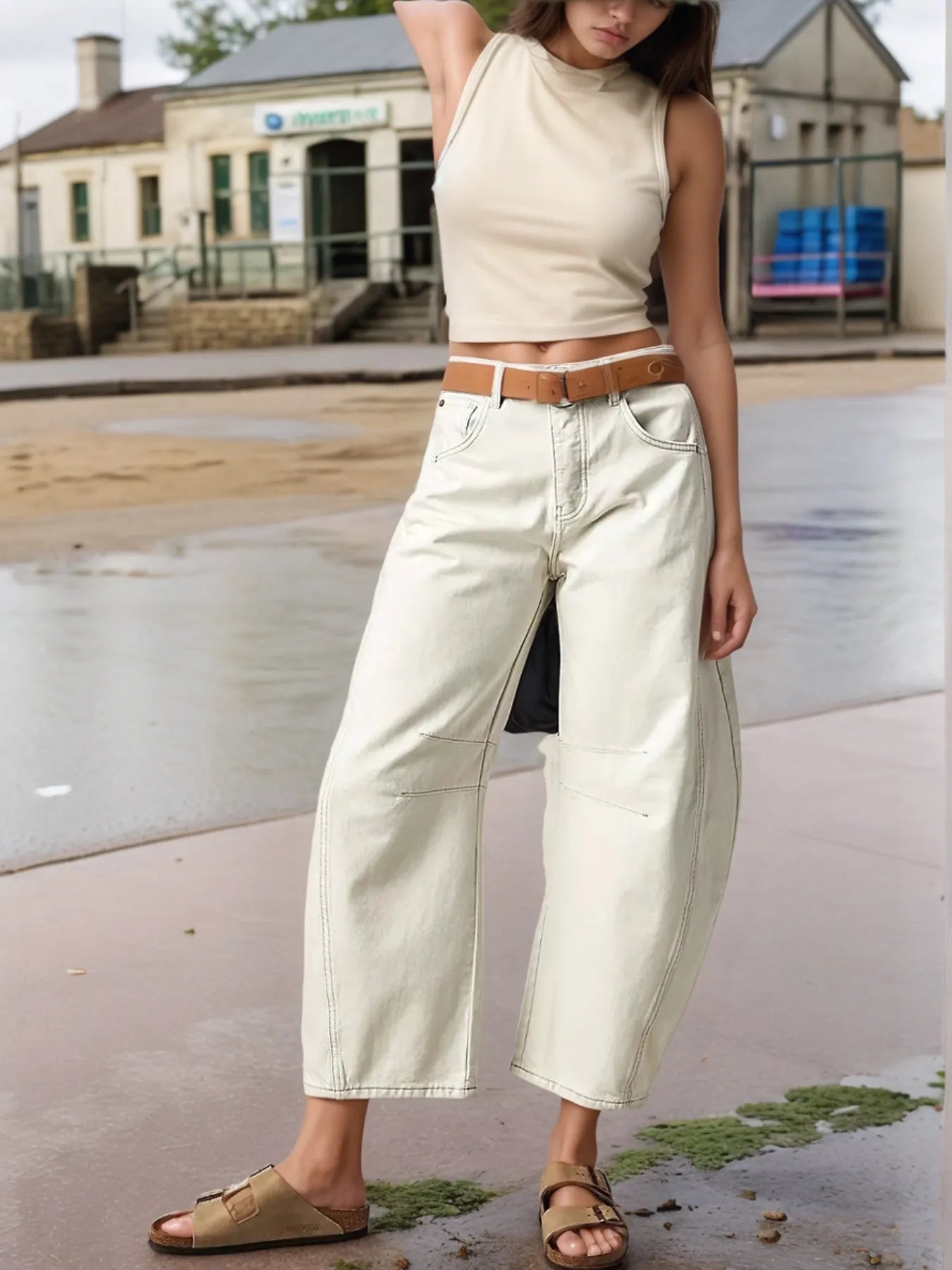 Wide Leg Relaxed Fit Jeans - Velora Luxury Fashion