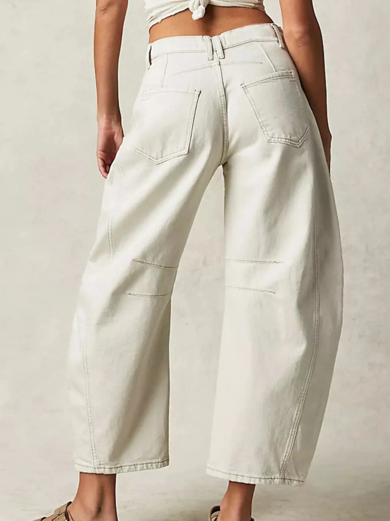 Wide Leg Relaxed Fit Jeans - Velora Luxury Fashion