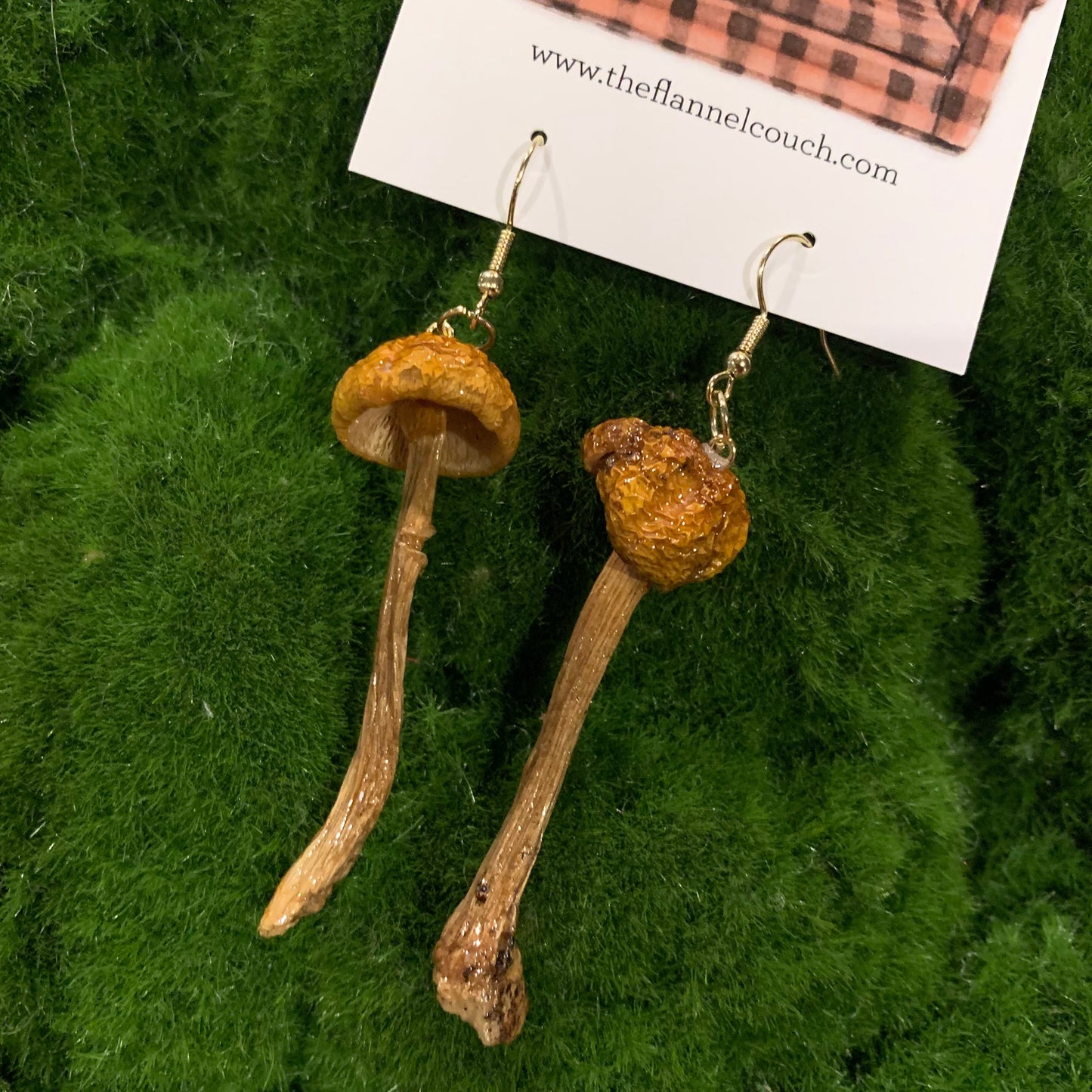 Wild Ontario Mushrooms Earrings - Velora Luxury Fashion