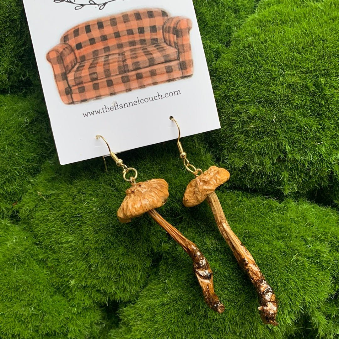 Wild Ontario Mushrooms Earrings - Velora Luxury Fashion