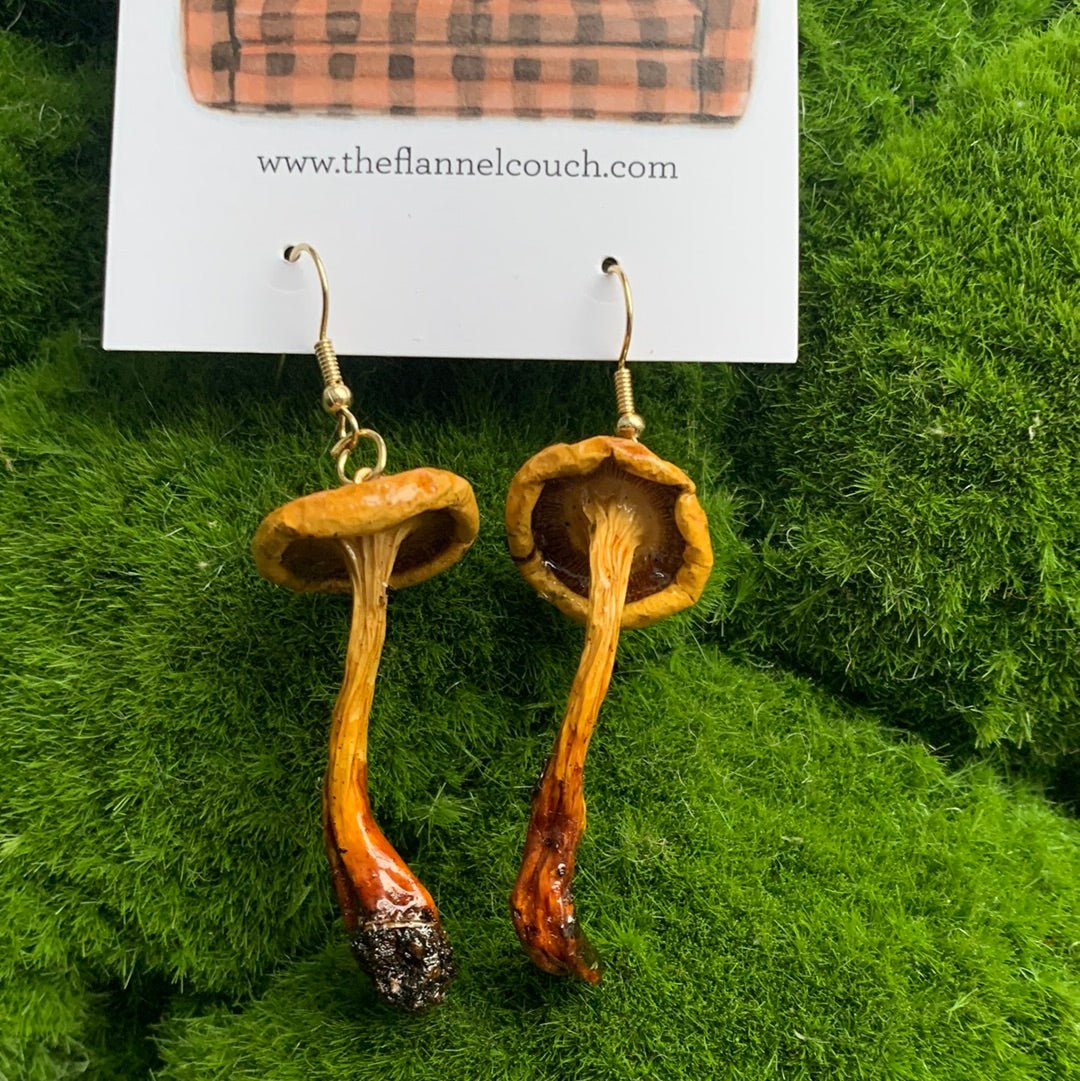 Wild Ontario Mushrooms Earrings - Velora Luxury Fashion