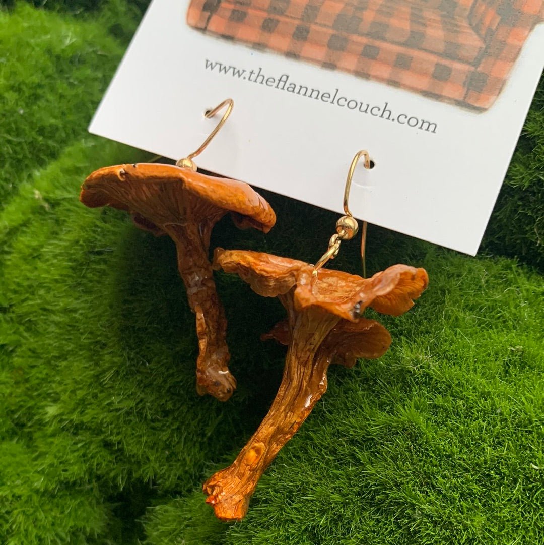 Wild Ontario Mushrooms Earrings - Velora Luxury Fashion
