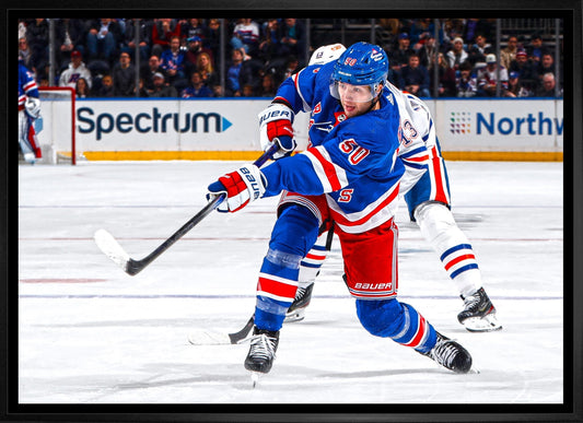 Will Cuylle 20x29 Framed Canvas New York Rangers - Velora Luxury Fashion