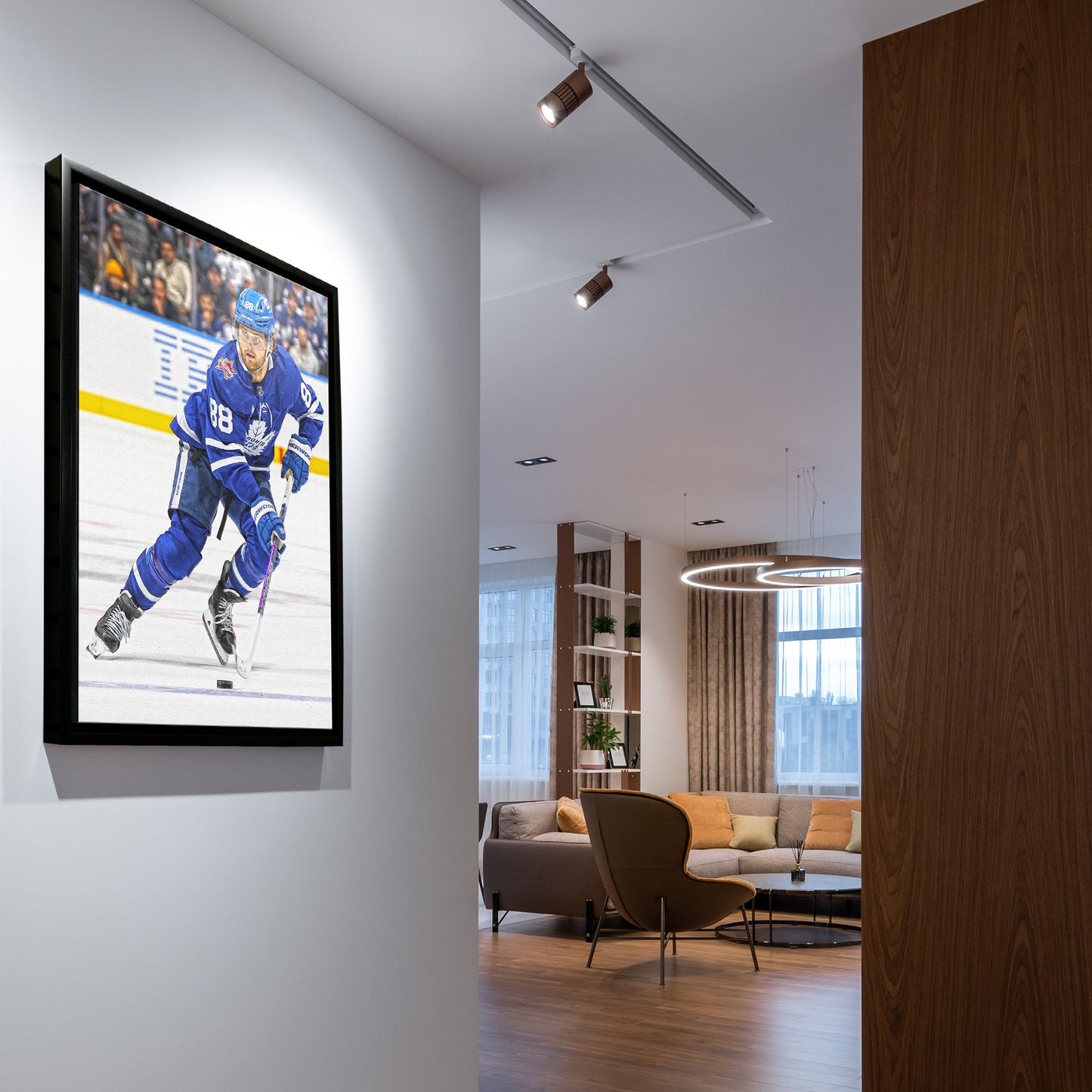 William Nylander Framed 20x29 Canvas Maple Leafs Action-V - Velora Luxury Fashion