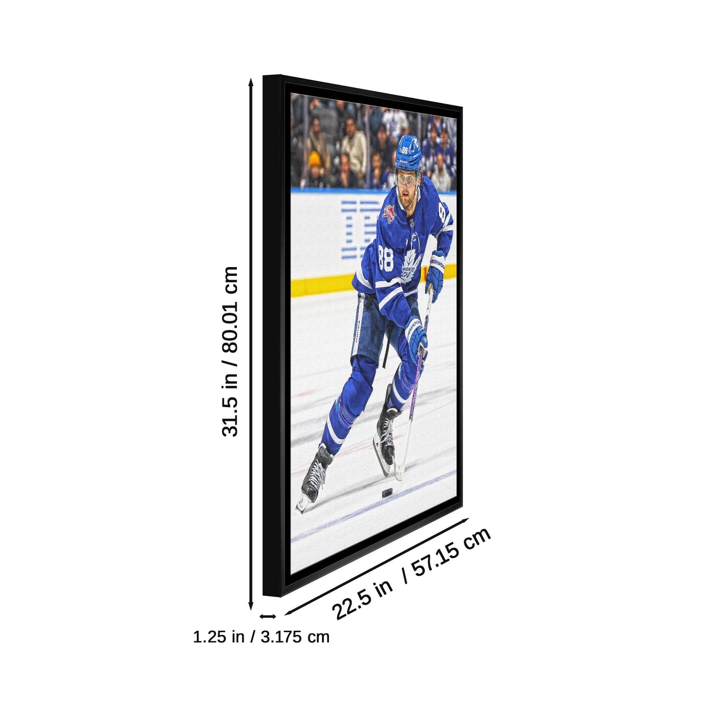 William Nylander Framed 20x29 Canvas Maple Leafs Action-V - Velora Luxury Fashion