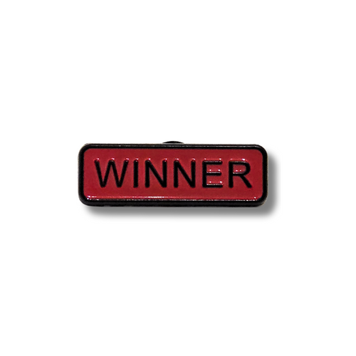 "Winner" | Collectible Pin - Velora Luxury Fashion