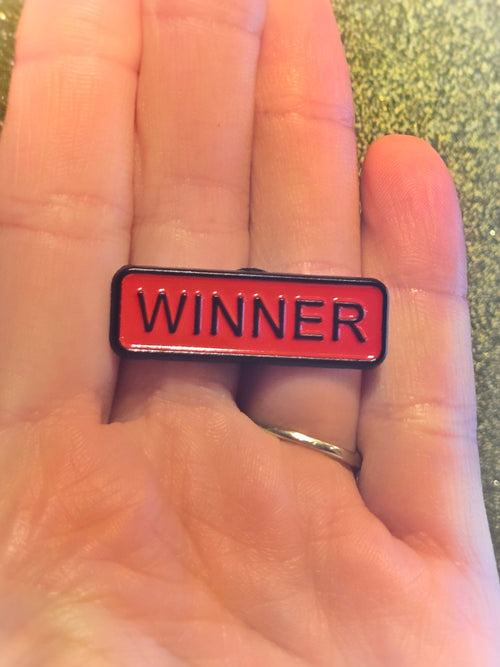 "Winner" | Collectible Pin - Velora Luxury Fashion